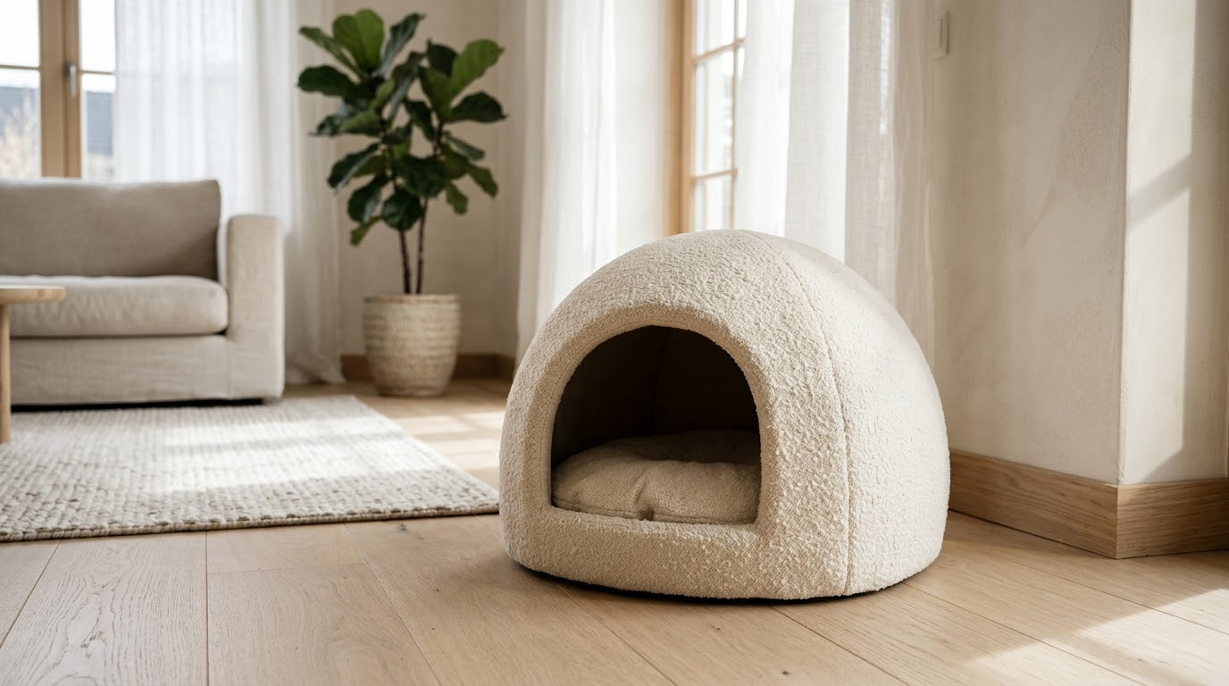 Royal Velvet Cat Castle & Scratching Cave