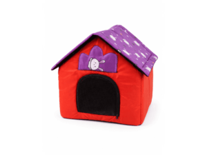 Pet house with zip