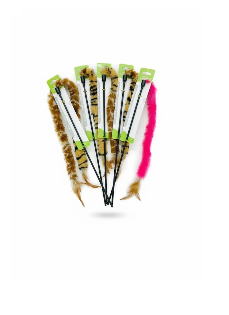 Long Furr playing stick