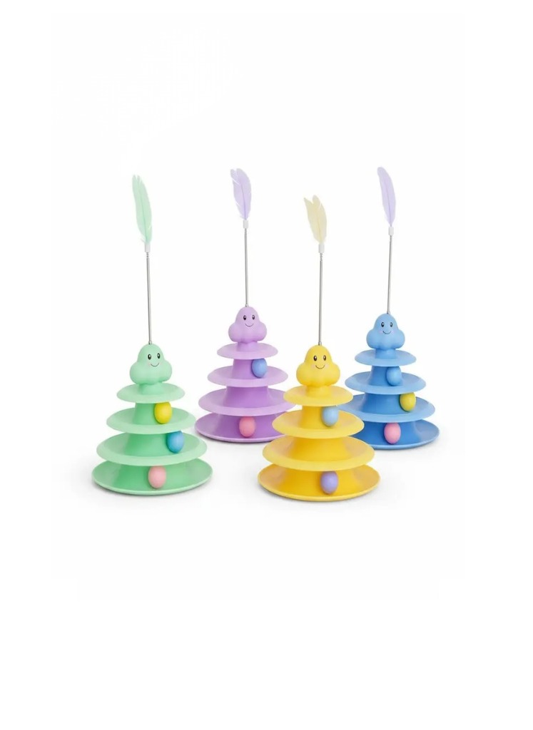 Cloud face Tower toy